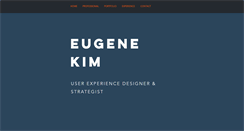 Desktop Screenshot of eugenekim.info