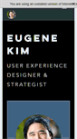 Mobile Screenshot of eugenekim.info